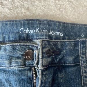 Calvin Klein distressed jeans
